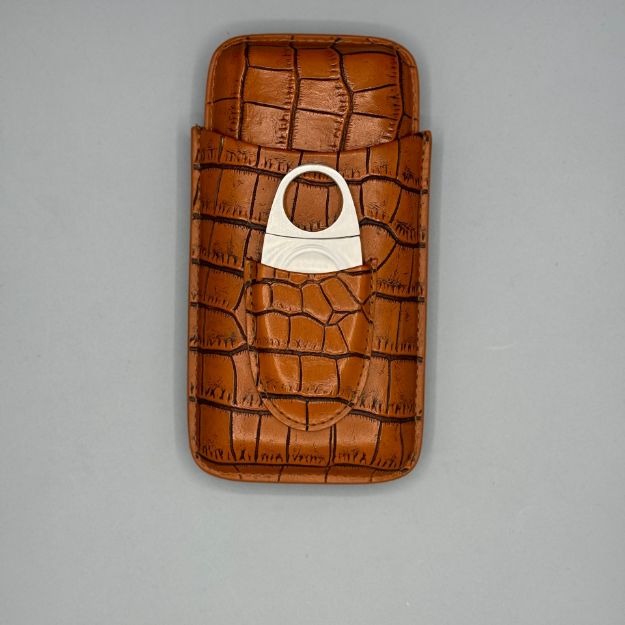 صورة Snake Leather Case with Cutter