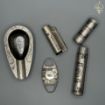 صورة Set Accessories For Cigar Silver & Gold