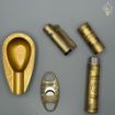 صورة Set Accessories For Cigar Silver & Gold