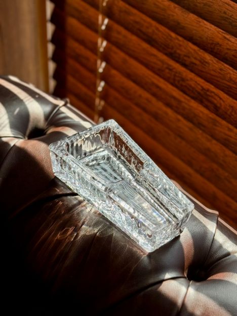 صورة Crystal single ashtray